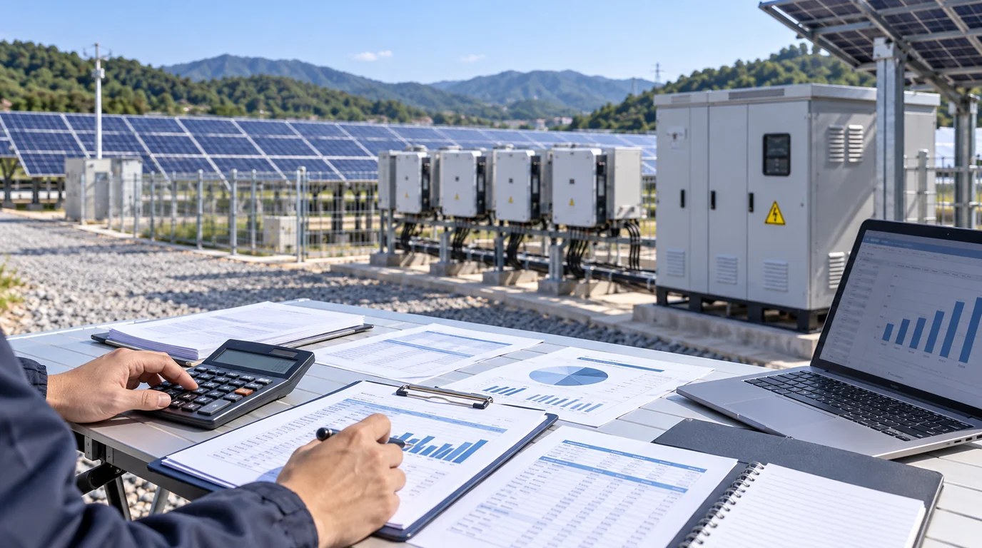 100kW 500kW 1MW 태양광 발전소 전기안전관리 비용을 비교하는 견적 자료와 계산기