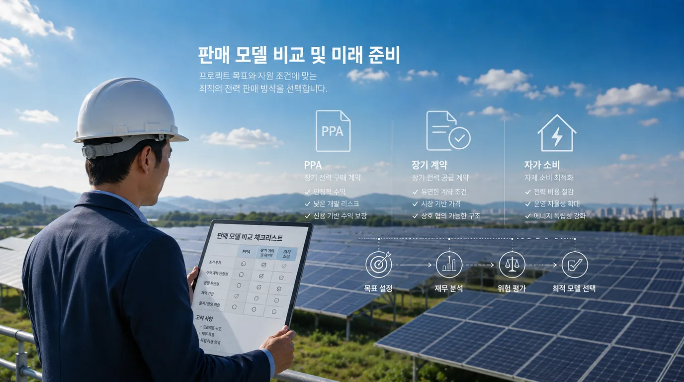 태양광 PPA 계약시장 자가소비 판매모델 비교